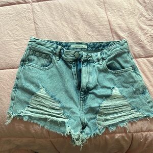 denim shorts